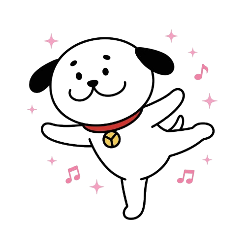 モダンバレエを踊るワイデわんちゃん